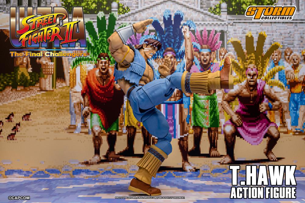PRE-ORDER - Ultra Street Fighter II: The Final Challengers T. Hawk 1/12 Scale Action Figure