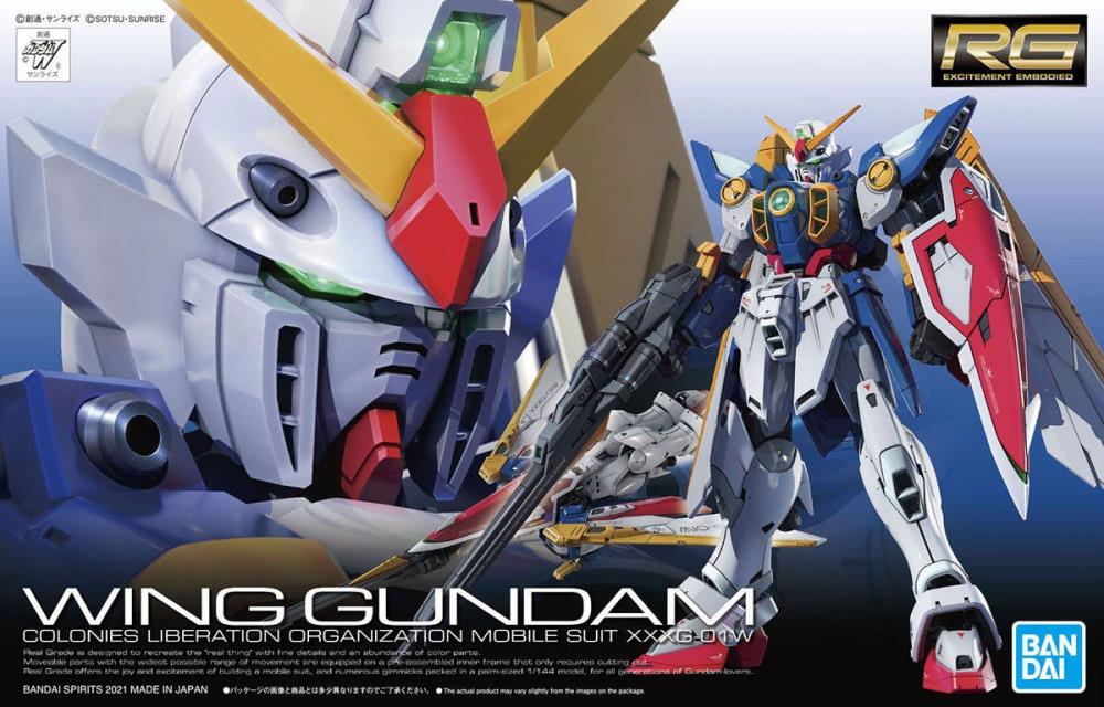 Mobile Suit Gundam Wing RG XXXG-01W Wing Gundam 1/144 Scale Model Kit (XXXG-01W)