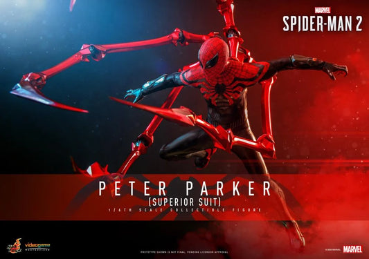 Marvel's Spider-Man 2 VGM61 Spider-Man (Superior Suit) 1/6th Scale Collectible Figure