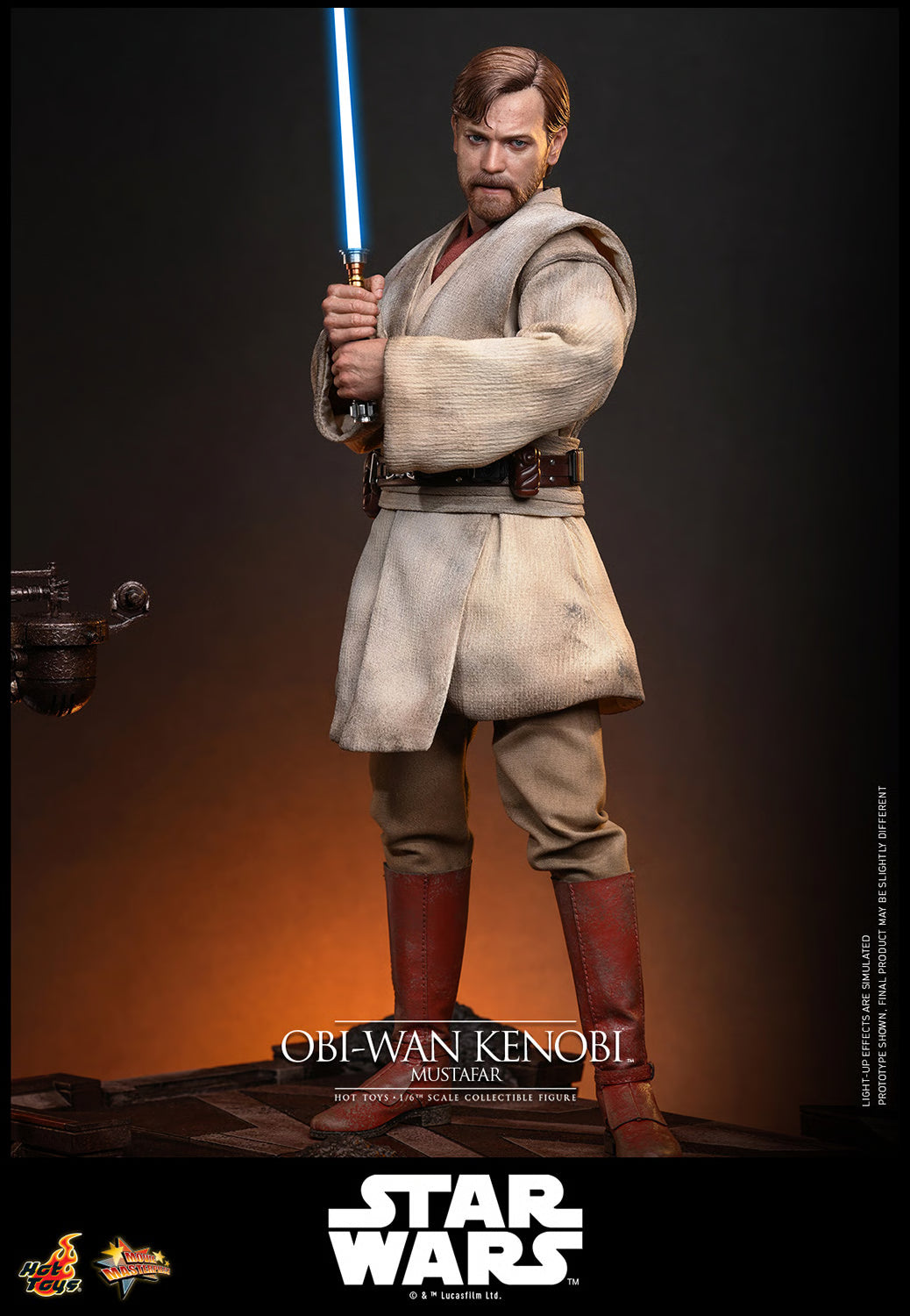 Pre-Order: MMS843 Star Wars: Revenge of the Sith - Obi-Wan Kenobi (Mustafar)