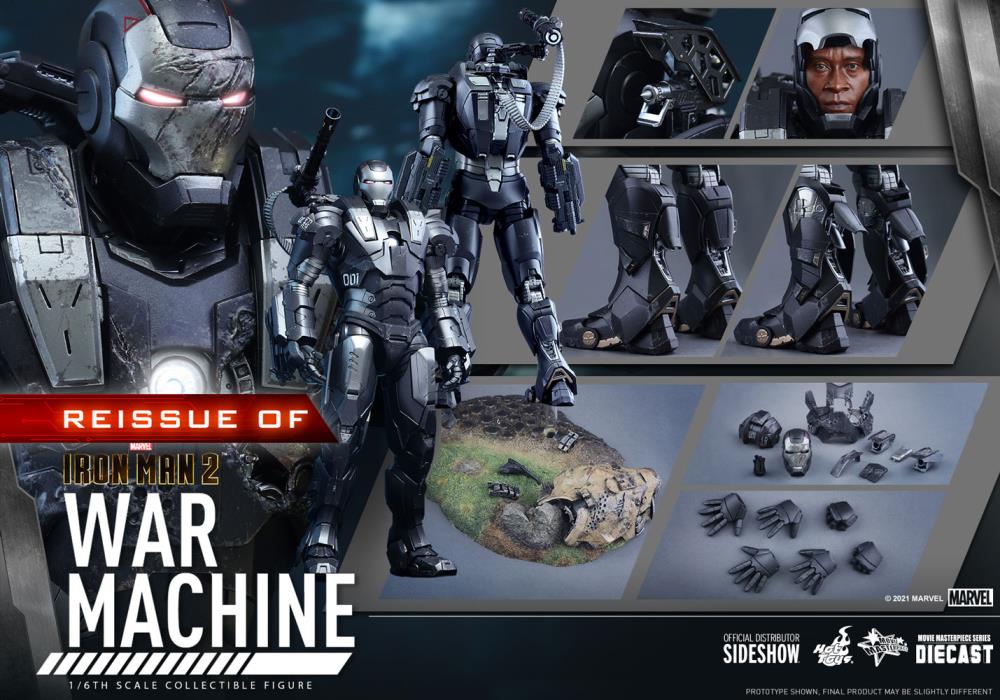 Iron Man 2 MMS331D13 War Machine 1/6th Scale Collectible Figure (Reissue)