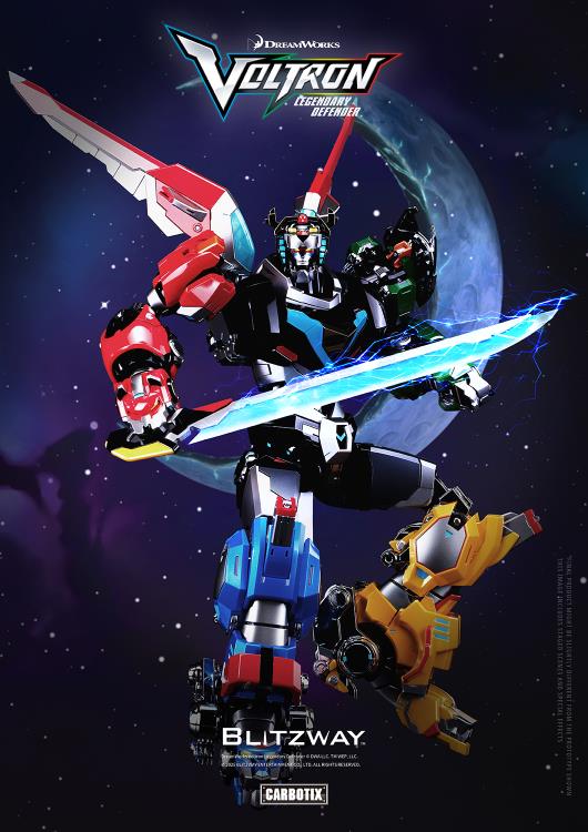 PRE-ORDER - Voltron: Legendary Defender Carbotix 10th Anniversary Voltron (Standard Edition Ver.) Action Figure