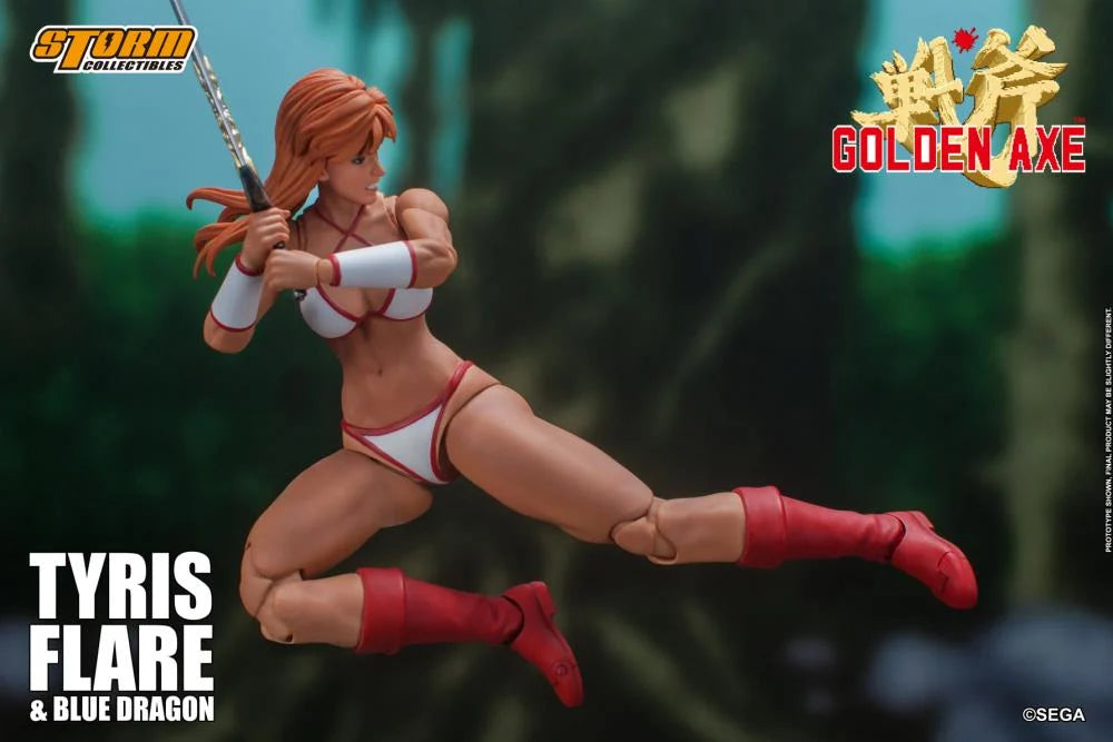 Golden Axe Tyris Flare and Blue Dragon 1/12 Scale Action Figure Set