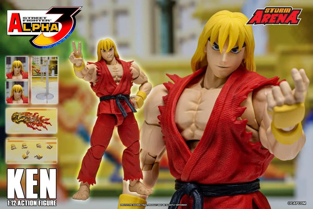 Pre-Order - Street Fighter Alpha 3 Storm Arena Ken 1/12 Scale Action Figure