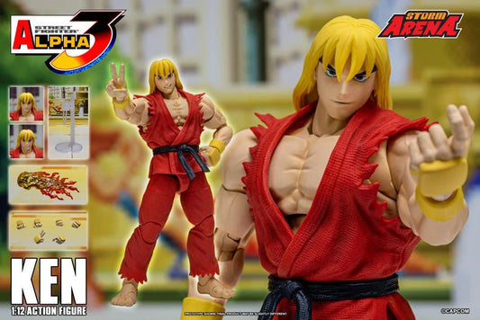 Street Fighter Alpha 3 Storm Arena Ken 1/12 Scale Action Figure