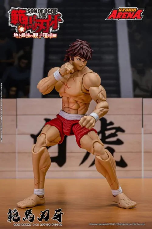 Pre-Order - Baki Hanma: Son of Ogre Storm Arena Baki Hanma 1/12 Scale Action Figure