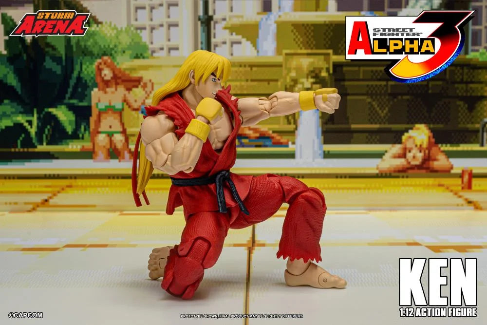 Pre-Order - Street Fighter Alpha 3 Storm Arena Ken 1/12 Scale Action Figure