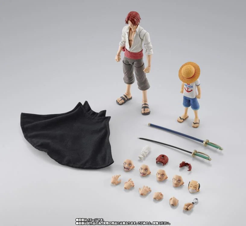 PRE-ORDER - One Piece S.H.Figuarts Shanks and Monkey D. Luffy (Childhood)