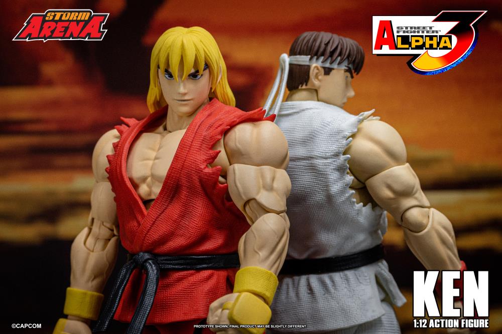 Pre-Order - Street Fighter Alpha 3 Storm Arena Ken 1/12 Scale Action Figure