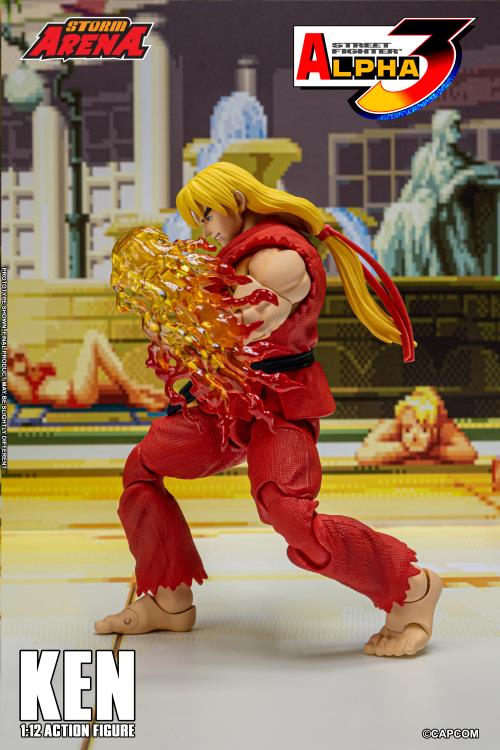 Pre-Order - Street Fighter Alpha 3 Storm Arena Ken 1/12 Scale Action Figure