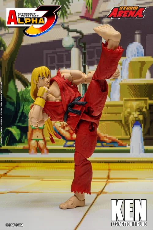 Pre-Order - Street Fighter Alpha 3 Storm Arena Ken 1/12 Scale Action Figure