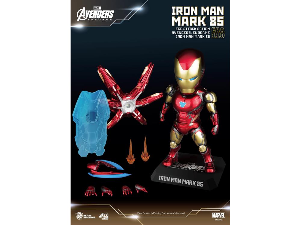 Avengers: Endgame Egg Attack Action EAA-110 Iron Man Mark-85