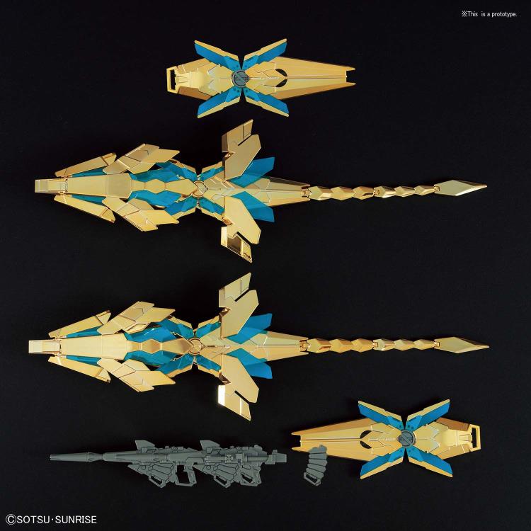 Mobile Suit Gundam Narrative HGUC Unicorn Gundam 03 Phenex Destroy Mode (Narrative Ver.) Gold Coating 1/144 Scale Model Kit