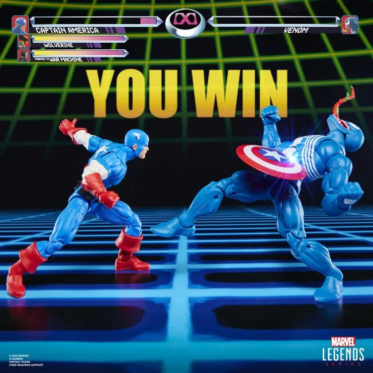 Marvel Legends Gamerverse Captain America vs. Venom Action Figure Two-Pack
