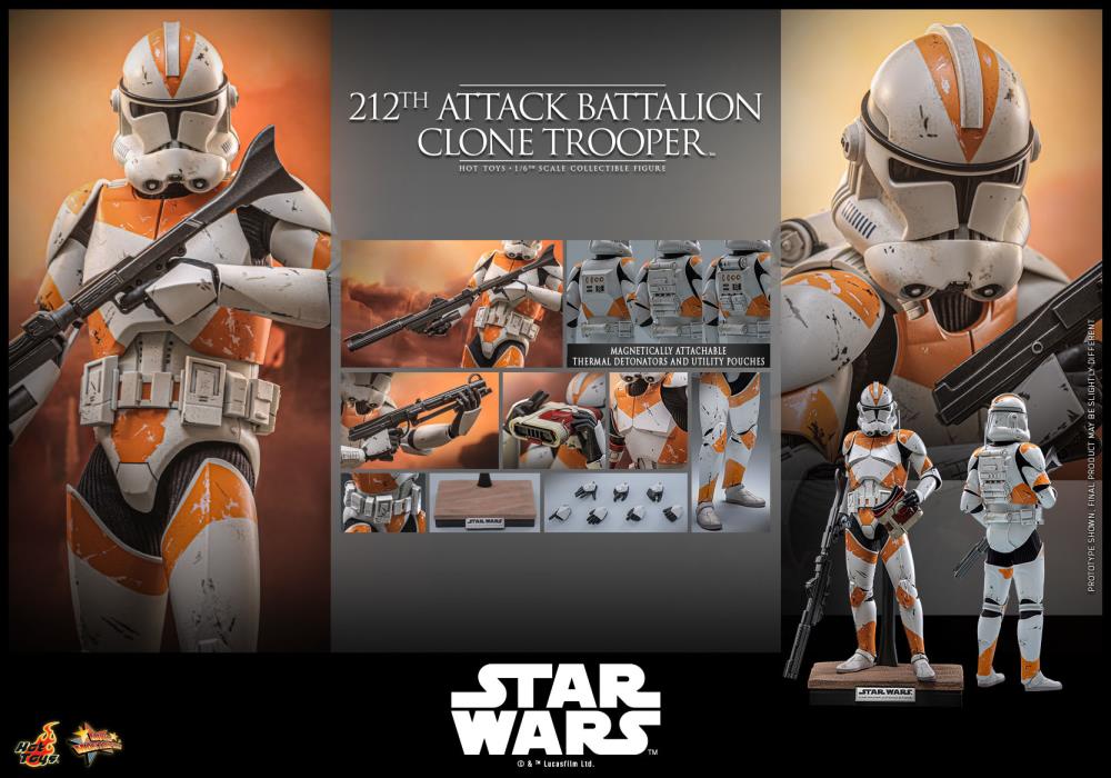 Pre-Order: Star Wars: Revenge of the Sith MMS851 212th Attack Battalion Clone Trooper 1/6th Scale Collectible Figure