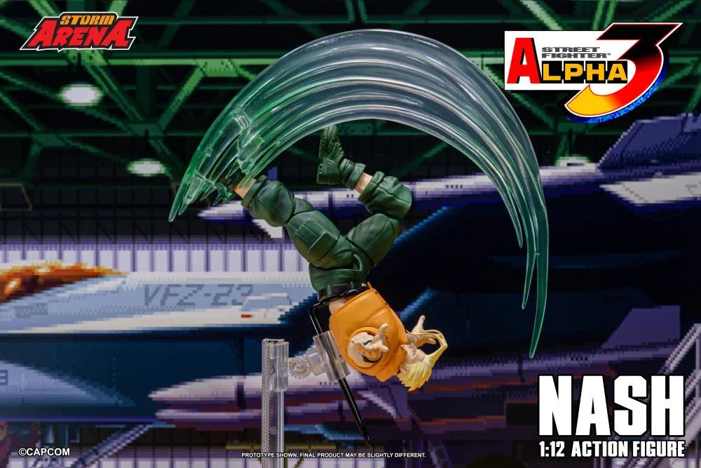 Pre-Order - Street Fighter Alpha 3 Storm Arena Nash 1/12 Scale Action Figure
