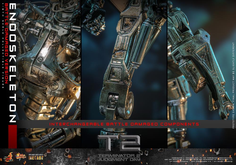 Pre-Order - Terminator 2: Judgement Day MMS840D77 Endoskeleton (Battle Damaged Ver.) 1/6th Scale Collectible Figure