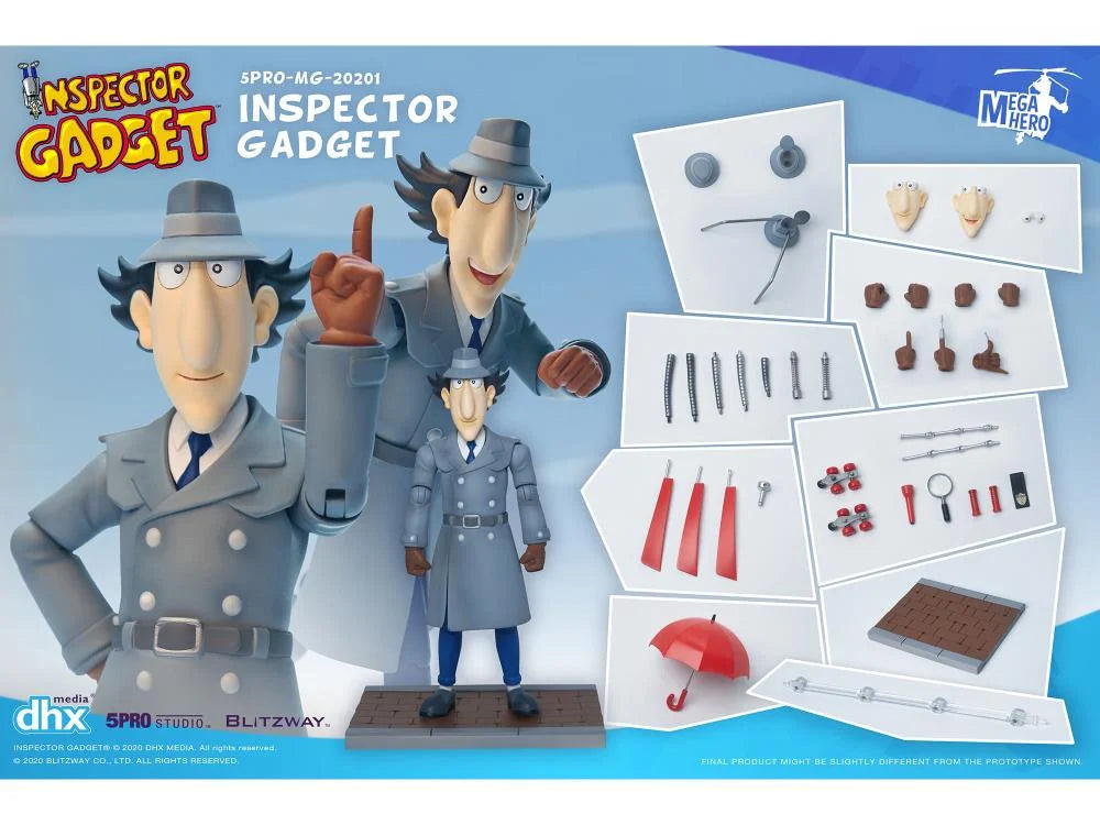 Inspector Gadget MEGAHERO Inspector Gadget Figure