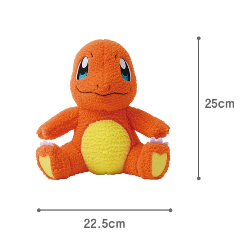 Charmander Curly Fabric Pokémon Plush 25 cm