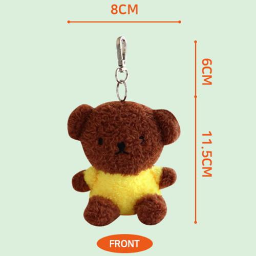 Miffy Plush Backpack Keychain - BORIS
