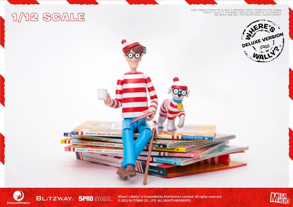 Where's Waldo? MEGAHERO Waldo 1/12 Scale Deluxe Figure