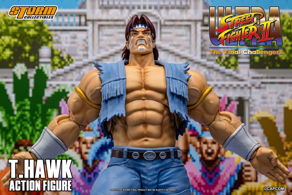 PRE-ORDER - Ultra Street Fighter II: The Final Challengers T. Hawk 1/12 Scale Action Figure