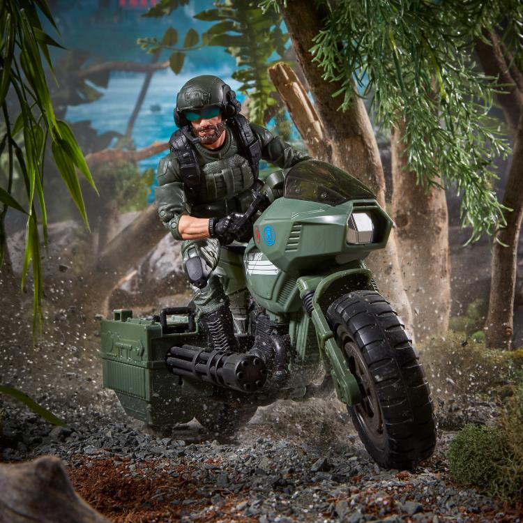 G.I. Joe Classified Series Special Missions: Cobra Island Alvin “Breaker” Kinney Figure with RAM Cycle Exclusive
