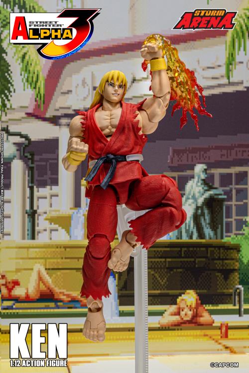 Pre-Order - Street Fighter Alpha 3 Storm Arena Ken 1/12 Scale Action Figure