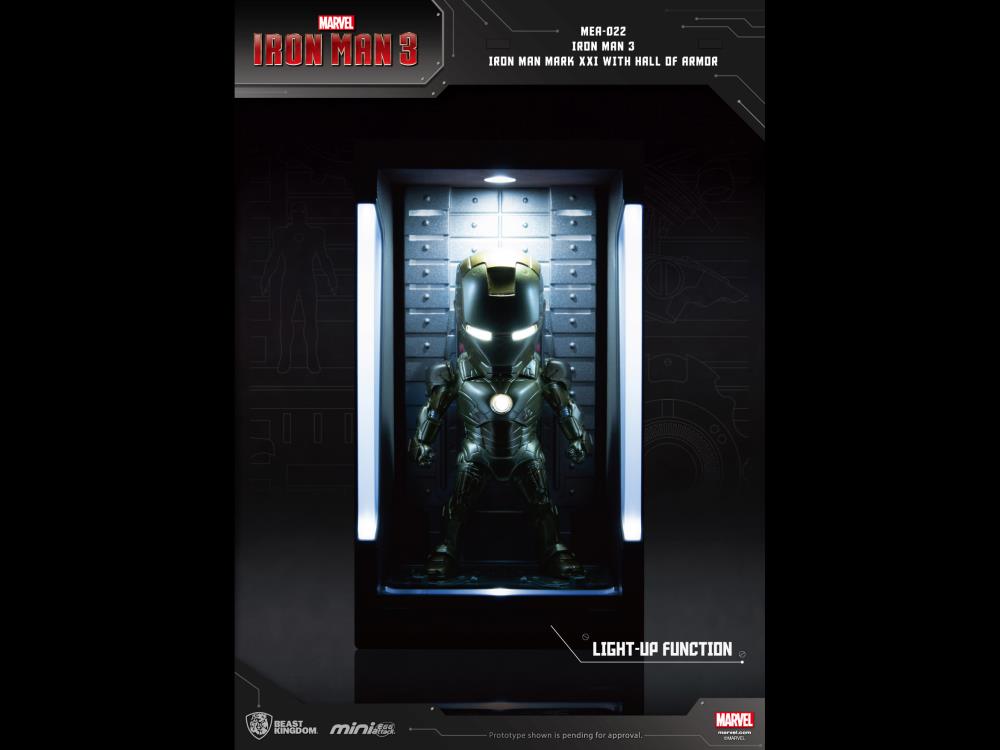 Iron Man 3 Mini Egg Attack MEA-022 Iron Man Mark XXI With Hall of Armor