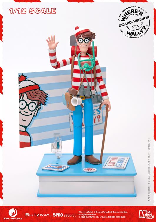 Where's Waldo? MEGAHERO Waldo 1/12 Scale Deluxe Figure
