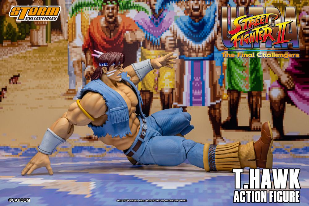 PRE-ORDER - Ultra Street Fighter II: The Final Challengers T. Hawk 1/12 Scale Action Figure