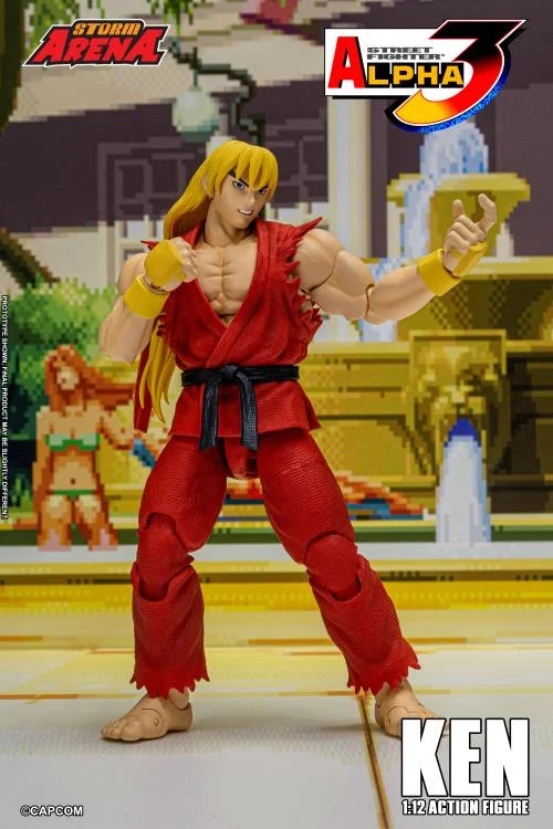 Pre-Order - Street Fighter Alpha 3 Storm Arena Ken 1/12 Scale Action Figure