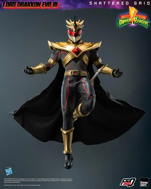 PRE-ORDER - Mighty Morphin Power Rangers: Shattered Grid FigZero Lord Drakkon (Evo III Ver.) 1/6 Scale Action Figure