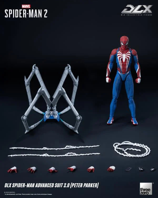 PRE-ORDER - Marvel's Spider-Man 2 DLX Spider-Man Advanced Suit 2.0 (Peter Parker) Action Figure
