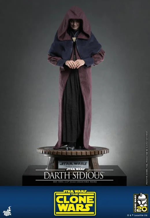 Star Wars: The Clone Wars TMS102 Darth Sidious 1/6th Scale Collectible Figure