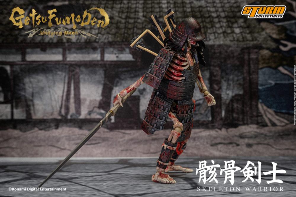 Pre-Order - Getsu Fuma Den: Undying Moon Skeleton Warrior 1/12 Scale Figure Two-Pack