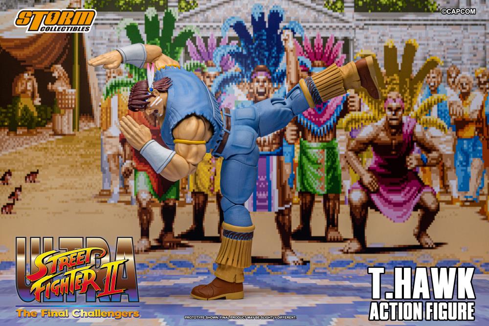 PRE-ORDER - Ultra Street Fighter II: The Final Challengers T. Hawk 1/12 Scale Action Figure