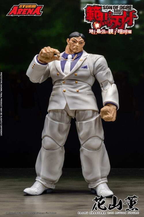 Pre-Order - Baki Hanma: Son of Ogre Storm Arena Kaoru Hanayama 1/12 Scale Action Figure