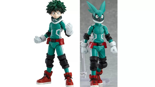My Hero Academia figma No.323 Izuku Midoriya w/ GOOD SMILE SHOP Bonus Masked Head Part
