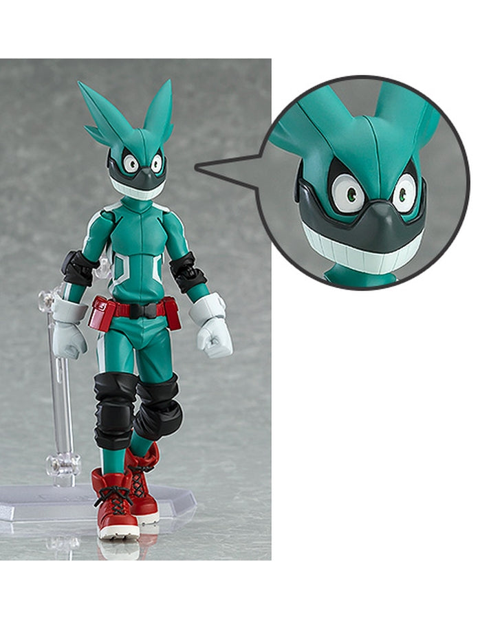 My Hero Academia figma No.323 Izuku Midoriya w/ GOOD SMILE SHOP Bonus Masked Head Part