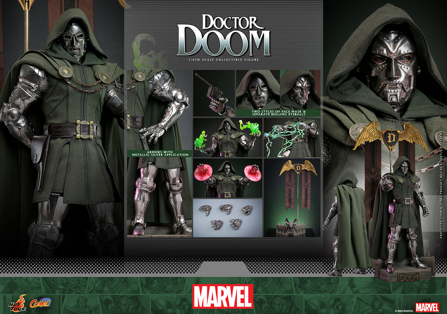 Pre-Order - Doctor Doom CMS022 Marvel Comics 1/6 Scale Collectible Figure