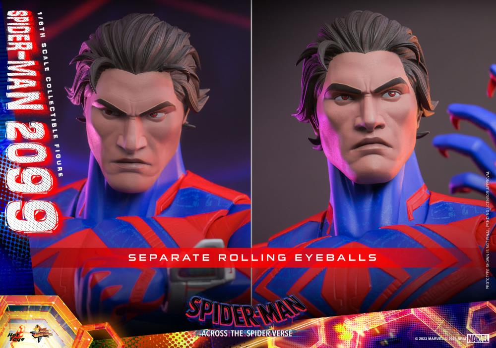 Spider-Man: Across The Spider-Verse: Part One MMS711 Spider-Man 2099 1/6th Scale Collectible Figure
