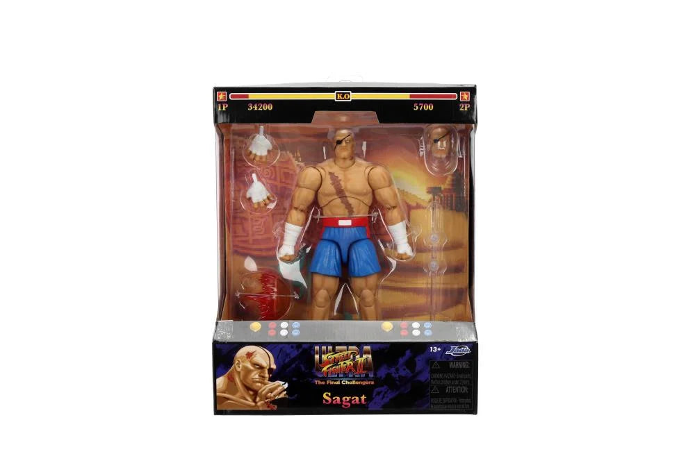 Pre-Order: Ultra Street Fighter II: The Final Challengers Sagat 1/12 Scale Action Figure