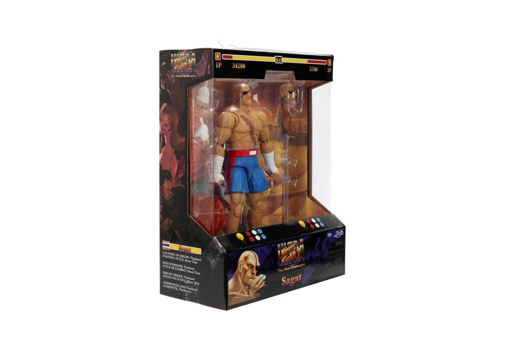 Pre-Order: Ultra Street Fighter II: The Final Challengers Sagat 1/12 Scale Action Figure