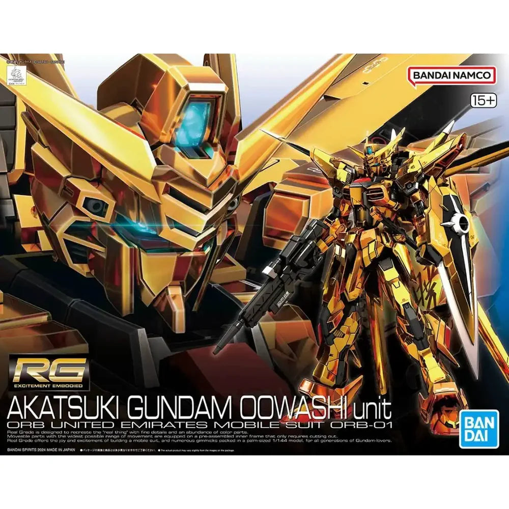 Mobile Suit Gundam SEED Destiny RG ORB-01 Akatsuki Gundam #41 (Oowashi Unit) 1/144 Scale Model Kit