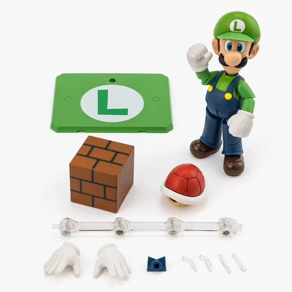 PRE-ORDER Luigi (Super Mario) "Super Mario", TAMASHII NATIONS S.H.Figuarts