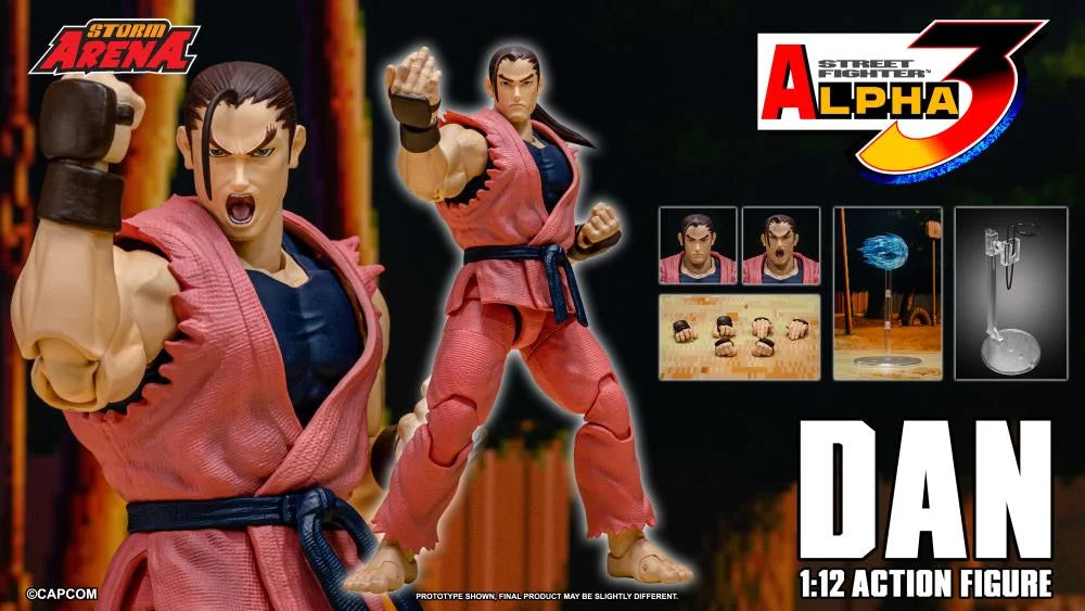 Pre-Order - Street Fighter Alpha 3 Storm Arena Dan 1/12 Scale Action Figure