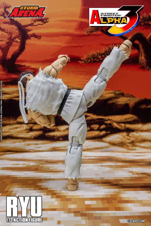 Street Fighter Alpha 3 Storm Arena Ryu 1/12 Scale Action Figure