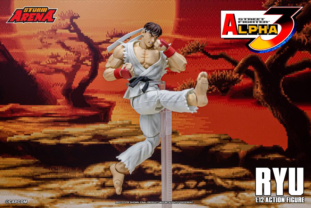 Street Fighter Alpha 3 Storm Arena Ryu 1/12 Scale Action Figure