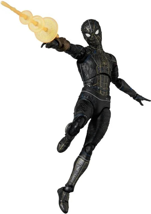 PRE-ORDER:Spider-Man: No Way Home MAFEX No.308 Spider-Man (Black and Gold Suit Ver.) Action Figure